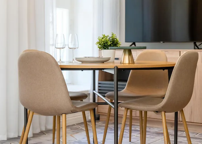 2br 95m2 In Old Town With Free Parking And Sauna! شقة *